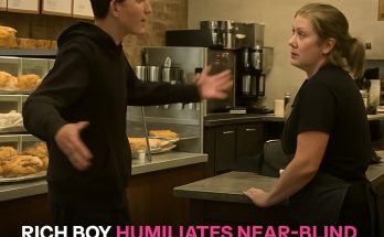 Rich Boy Yells at Near-Blind Woman at Bakery, His Dad Hears It — Story of the Day