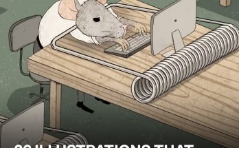 26 Sarcastic Illustrations That Reveal the Sad Truth About Modern Society