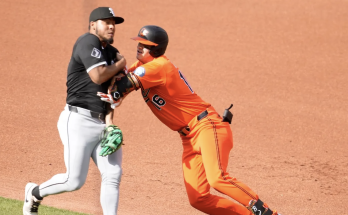 Orioles' Coby Mayo criticized for baserunning tactic, and benches clear in Baltimore