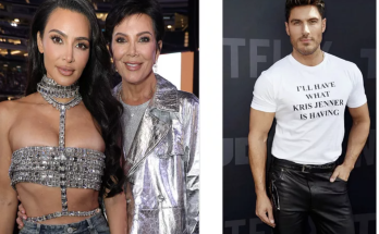 Kim Kardashian Reacts to Kris Jenner's Viral New Look for the First Time