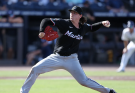 Marlins' Ryan Weathers struck in head by catcher's warmup throw in bizarre moment vs. Rays