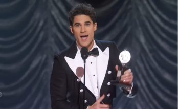 Darren Criss Wins First Tony Award and Thanks His 'Hero' Wife Mia for Making It Possible